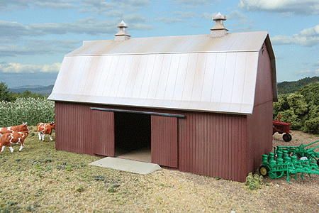 Walthers Cornerstone HO Meadowhead Barn - Kit
