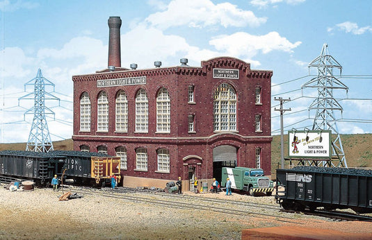Walthers Cornerstone HO Northern Light & Power Powerhouse - Kit