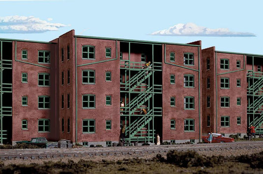 Walthers Cornerstone HO Parkview Terrace Background Building - Kit