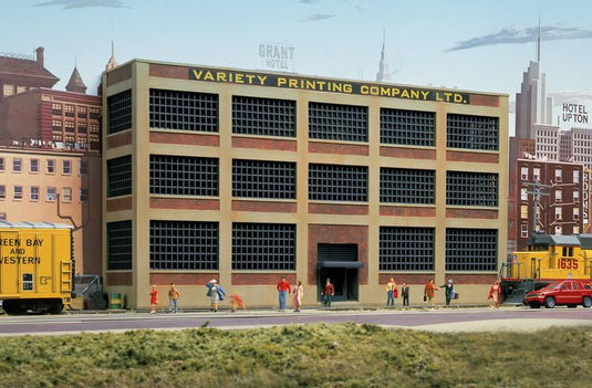 Walthers Cornerstone HO Variety Printing Background Building - Kit