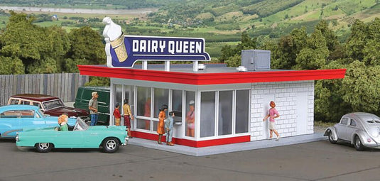 Walthers Cornerstone HO Vintage Dairy Queen - Kit
