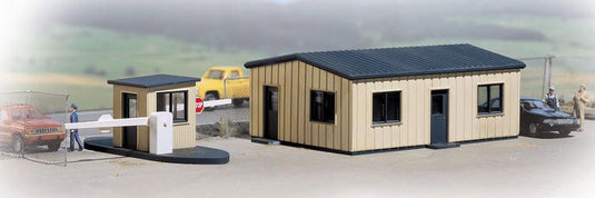 Walthers Cornerstone HO Office & Guard Shack - Kit