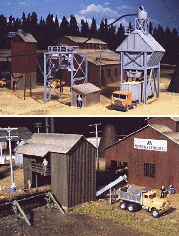 Walthers Cornerstone HO Sawmill Outbuildings - Kit