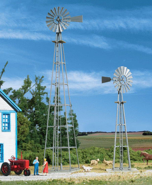 Walthers Cornerstone HO Van Dyke Farm Windmill - Kit pkg(2)