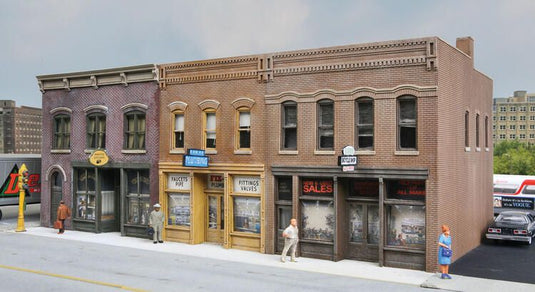 Walthers Cornerstone HO Merchant's Row IV - Kit