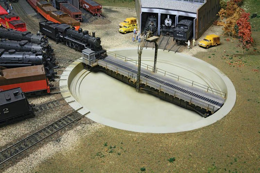 Walthers Cornerstone HO Motorized 90' Turntable - Assembled