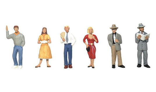 Woodland Scenics HO Pedestrians - Scenic Accents(R) -- pkg(6)
