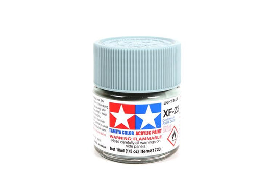 Tamiya Paint XF23 Flat Light Blue 10ml.