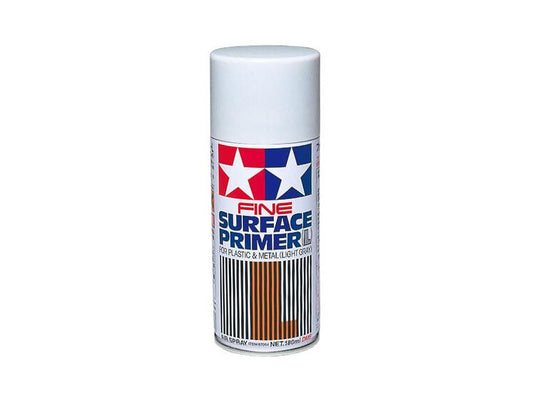 Tamiya Fine Surface Primer (Light Gray) 180ml.