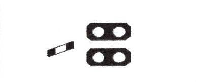 Chargez l'image dans la visionneuse de la galerie, Signalisation C&G HO – Panneau CN de chasse-neige – Double, À gauche (CN-128)