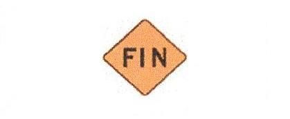 Signalisation C&G HO Travaux Fin
