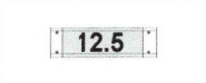 Load image into Gallery viewer, Signalisation C&G HO – Panneau indicateur CP – Indicateur milliaire d'aiguillage (décimale) (CP-208-2)