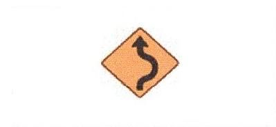 Signalisation C&G HO Déviation à Gauche