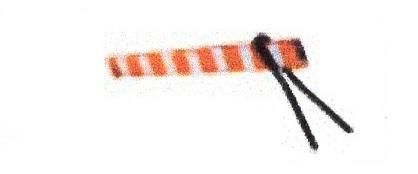 Signalisation C&G HO Barricade Simple 1 Support (2)