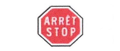 Signalisation C&G HO Arrêt-Stop
