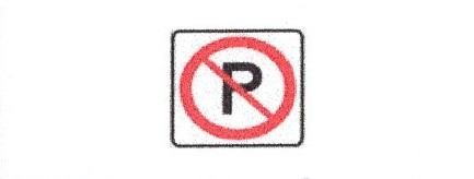 Load image into Gallery viewer, Signalisation C&G HO – Panneau de stationnement interdit – Interdit (P-150-1)