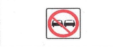 Signalisation C&G HO Dépassement Interdit