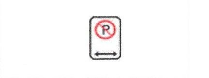 Signalisation C&G HO Stationnement Interdit vers la Gauche et la Droite (2)