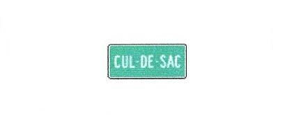 Signalisation C&G HO Cul de sac