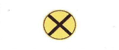 Signalisation C&G HO Signal avancé de passage à niveau (Circulaire)