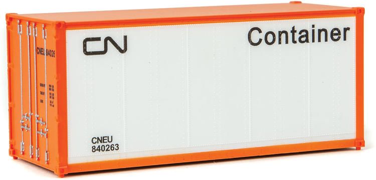 Load image into Gallery viewer, Walthers SceneMaster HO conteneur 20 pi à parois lisses – Canadian National (949-8653)