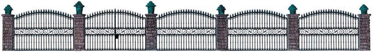 Walthers Cornerstone HO Wrought Iron Fence - Kit - 25-1/2