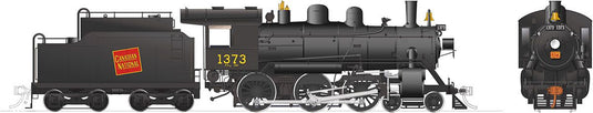 Rapido Trains HO 4-6-0 Steam - w/DCC & Sound - CNR H-6-g ((Tilted Wafer) : #1373