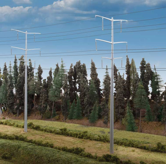 Walthers Cornerstone HO Modern High Voltage Transmission Towers - Kit