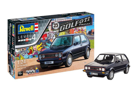 Revell Germany 1/24 35 Years VW Golf 1 GTI Pirelli - Gift Set