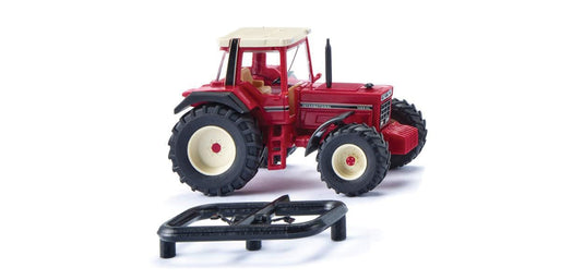 Wiking 1981-1985 IHC 1455 XL Farm Tractor - Assembled -- Red, Black & White