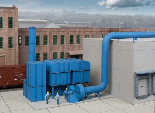 Walthers Cornerstone HO Organic Vapor Air Cleaner (RTO) - Cornerstone Modern Industrial Park - Kit