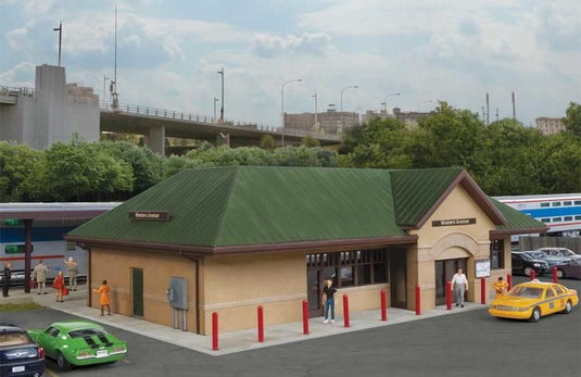 Walthers Cornerstone HO Modern Suburban Station - Kit