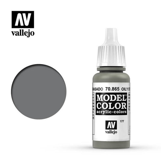 Vallejo Oily Steel Metallic 17ml. (196)