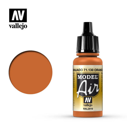 Vallejo Model Air Orange Rust 17ml.