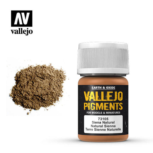 Vallejo Pigment Natural Siena 30ml.