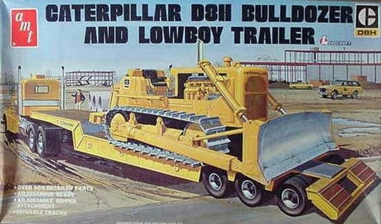 AMT 1/25 Lowboy Trailer & Bulldozer