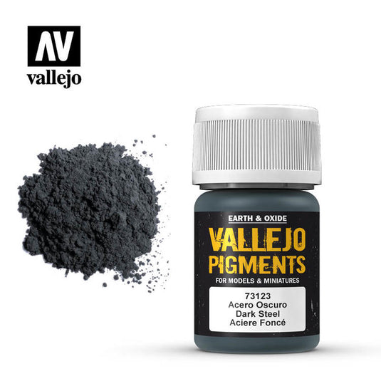 Vallejo Pigment Dark Steel 30ml.