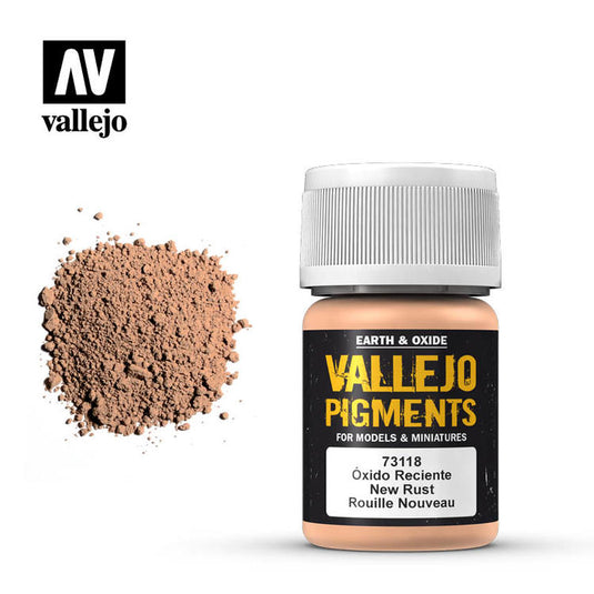 Vallejo Pigment Fresh Rust 30ml.