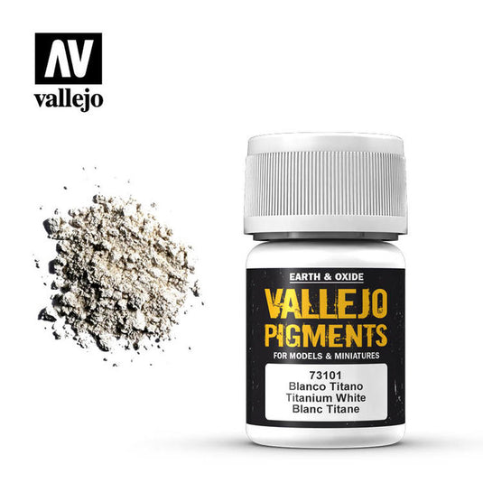 Vallejo Pigment Titanium White 30ml.