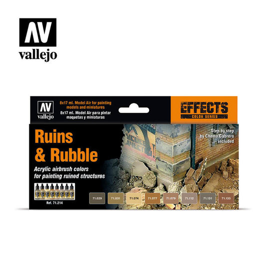 Vallejo Ruins & Rubble Set 8pcs.