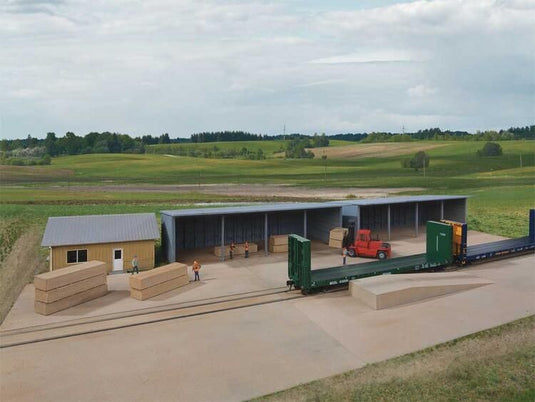 Walthers Cornerstone HO Modern Lumber Transload - Kit