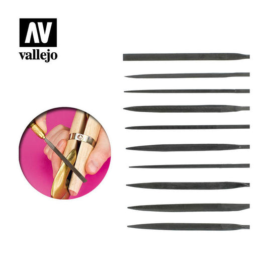 Vallejo Tool Set of 10 Needle Files