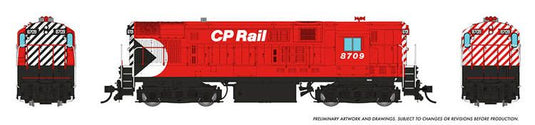 Rapido Trains HO FM H-16-44 CP w/DCC & Sound - CP Rail (Action Red)