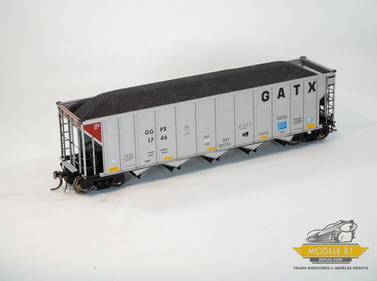 Rapido Trains HO AutoFlood III RD Coal Hopper : GATX-GGPX