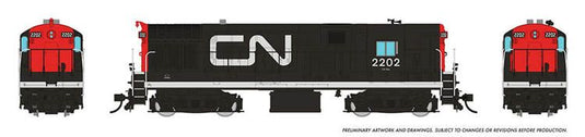 Rapido Trains HO FM H-16-44 w/DCC & Sound - CN Rail (Wet Noodle)