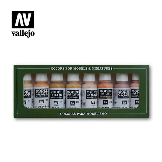 Vallejo Face & Skin Tones Set 8pcs.