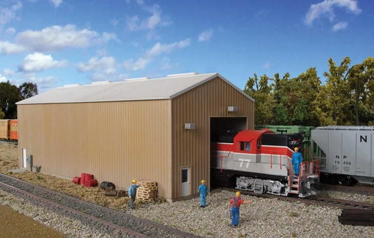 Walthers Cornerstone HO Modern Single-Track Engine House - Kit