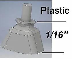 Cal Scale HO Ground Lights, Loco Cab, Plastic (4)