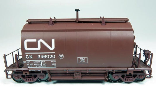 Rapido Trains HO Short Barrel Ore Hopper: CN Mineral Brown