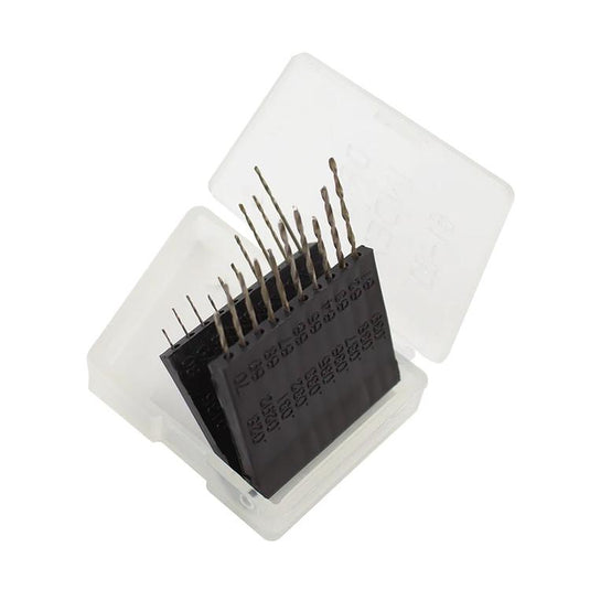 Excel Drill Set (#61-#80) 20pcs w/Flat plastic case